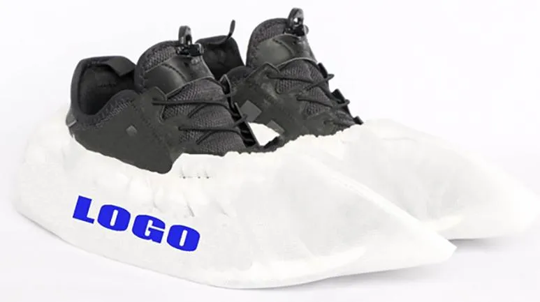custom logo disposable shoe cover